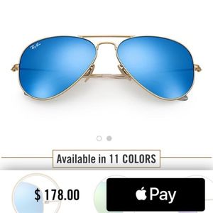 Classic ray ban aviators
